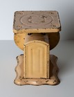 Vintage 1950s Baby Scale  Rustic  Primitive  Nursery 30 Lbs  Works  Pink Color
