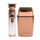 Babyliss Pro Limitedfx Collection Trimmer   Double Foil Shaver Rose Gold   Combs