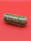 Vintage Technofix Tin Litho Wind Up Toy Train Made In West Germany