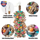 Large Parrot Toys For Macaw Toys Large Bird Toys Cockatoo Toys Natural Wooden