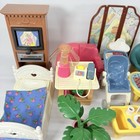 Vtg Fisher Price Loving Family Lot 55 Pcs Furniture People Pets Accessories