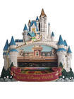 Disney 3d Fully Sculpted Resin Walt Disney World Castle Tinkerbell Photo Frame