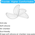 Eyeglass Nose Pads 20 Pairs Of Silicone Nose Pads For Glasses anti-slip Soft Nos
