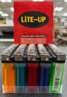 Lite-up Disposable Lighters 50 Pack     Assorted Colors     Bulk Wholesale Lot     Nos