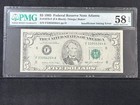 5 1985 Federal Reserve Note Insufficient Inking Error Of Second Print Pmg 58epq