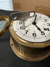 Vintage Wempe Chronometerwerke Hamburg Germany Nautical Marine Brass Ships Clock
