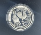 2017 Australia Lunar Year Of The Rooster High Relief 1 Oz Silver Coin- Perth