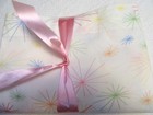 Vintage Mid Century Atomic Starburst Sputnik Star Twin Sheet Pink Orange Yellow