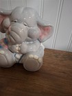 Vintage 1992 Enesco Ceramic Baby Elephant Piggy Bank Nursery