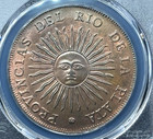 1913 Argentina Sunface Centenario Medal Coinage Centenary Ae Pcgs Km 5  Ms 64 Bn
