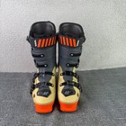 K2 Recon 130 Lv Ski Boots Mens 27 5 Gray Tan Orange Powerlite Gripwalk