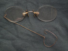 Antique Bestevr Pince Nez Eyeglasses 1 10 12k  13 Grams W  Lenses