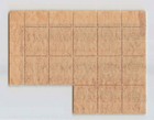  british Malaya Japanese Occupation Stamps  10 Cents Block Of 13 a6666 8m7
