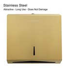 Commercial Paper Towel Dispenser Wall Mount  Tri-fold multi-fold c-fold Stain   
