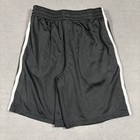 Adidas Shorts Boys M Black Regular Fit 3-stripe Mesh Athletic