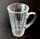 Val St Lambert Balmoral Pitcher  Cut Lead Crystal  7 1 4  30 Oz  Made In Belgium