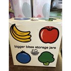 Kinderville Bigger Bites Silicone Storage Jars Set Of 2 Blue Green 10oz Bpa Free