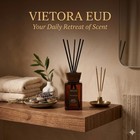 Vietora Eud Natural Sandal Wood Reed Diffuser - 5 6 Fl Oz Home  Office