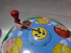 Schylling 9  Tin Toy Hand Crank Acordian Original Box - Good Working Condition