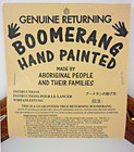 Genuine Returning Hand Painted Boomerang Has A Range Of Approximately 25 Meters