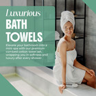 Threads  Shower Towels 27x54 White 600 Gsm 100  Cotton Bulk   Wholesale - 9 Pack