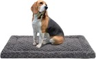 Washable Dog Bed Mat Medium Size Fluffy Pet Crate Pad 36x23   Non-slip Bottom   
