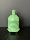 Martha Stewart By Mail Le Smith Jadeite Honey Pot Jar  Bowl With Lid