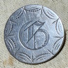 1859 Us Seated Liberty Silver Quarter Fashioned Into Love Token Extra Fine Cond 
