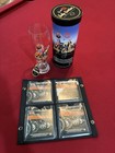 Harley-davidson New Dottie Pilsner Glass W Box   Rally Map Set Great Roads Pouch