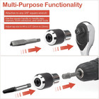 2-piece Ratcheting Tap Socket Set With Adjustable Jaws  3 8  Drive Tap Holder Fo