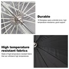 Ub-85s 33 5in 85cm Parabolic Reflective Umbrella  Black Silver Photography Um   
