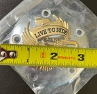 Harley Davidson Gold   Chrome    live To Ride- Eagle Spirit    Timer Cover 32689-99a