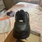 Nike Air Force 1 Low Top Men s Black Lace-up Athletic Sneakers