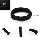 200pcs Black Baby Hair Bands     Mini Seamless Toddler Hair Ties     Soft Toddler Ha