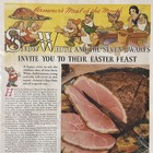 938 Snow White Seven Dwarfs Armour   s Star Ham Disney Vintage Ad
