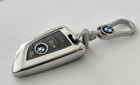 Car Key Case Shell Fob Cover Fit  Bmw X1 X2 X3 X4 X5 F15 X6 F16 G20 G30  Silver