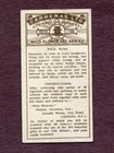 1923 Carreras Wild Flower Art Series Tobacco Card  24 Wild Rose
