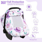 Car Seat Cover Baby   Infant Car Seat Covers Canopy For Baby Girl Boy  Cozy   Wi
