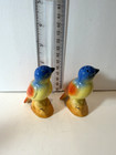 Ceramic Parrot Salt   Pepper Shakers Vintage Tropical Birds Occupied Japan