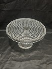 Rare Highly Sought After    Old Hobnail Pedestal Cake Stand Columbia Glass