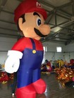 10ft Customized Giant Inflatable Super Mario 3m Mario For Advertising   Blower