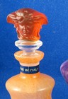 Three Versace  medusa  Bottle Stoppers From Rosenthal  green orange purple  -new