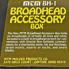Mtm Molded Products Co Broadhead Accessory Box New Old Stock Free Fast Shipping