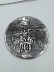 Vtg Wendell August Forge Aluminum Christmas Ornament Amish Co Horse Drawn Buggy