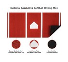 2024 Upgraded Version Baseball Hitting Mat With Antislip Rubber Backing  12     