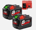 1x 2x For Milwaukee M18 18v 8 0ah Extended Lithium Tool Battery 48-11-1865 Us