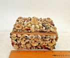 Vtg Antique Seashell Shell Folk Art Sailors Valentine Trinket Box 5 5 w