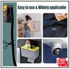 30ft X 1 Inch Hook And Loop Strips With Adhesive  Double Rolls Of Heavy Duty Sel