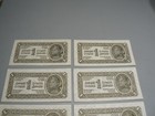 Lot Of 10 X Yugoslavia 1 Dinar Banknotes 1944 P48  a 