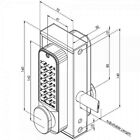 Gatemaster Superlock Digital Double Sided 40-60mm  bdg4060 